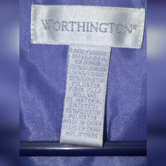 Purple, Teal Green, Pink Worthington Silk Blouse Jackets Size Large - Picture 2 of 9